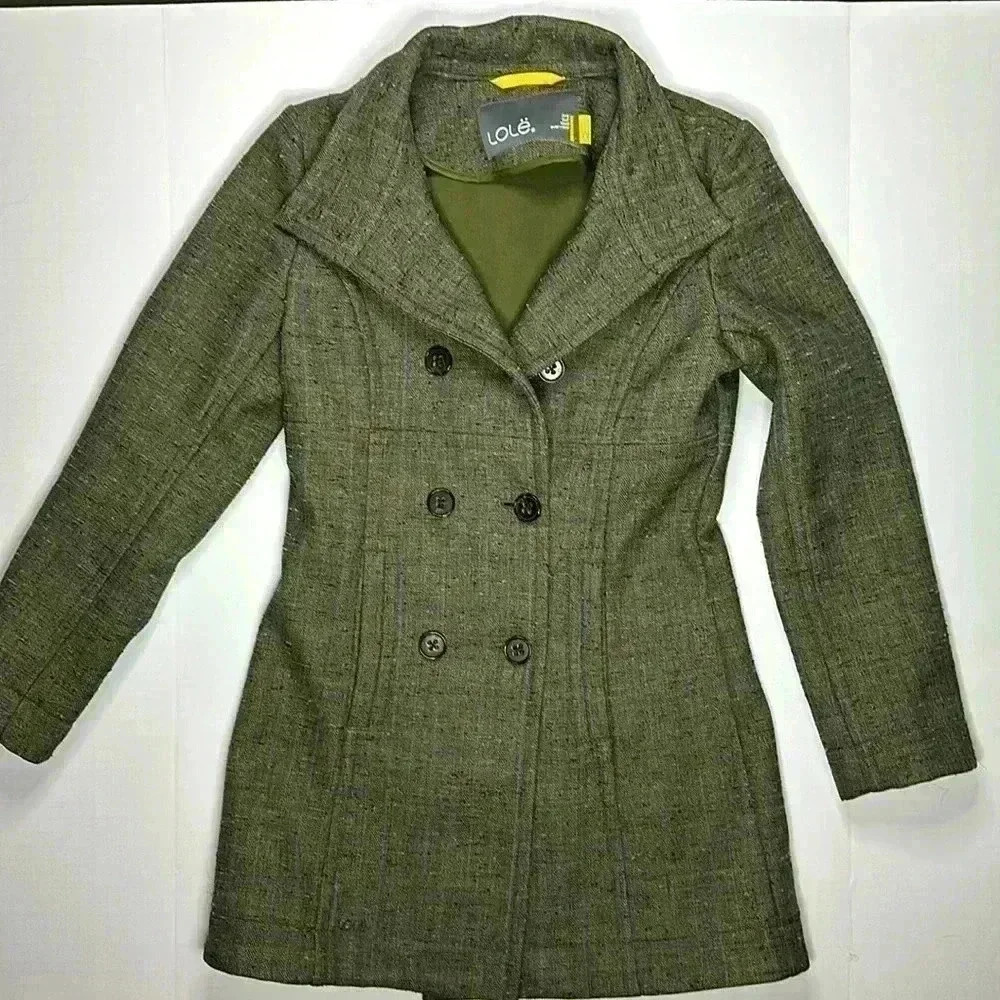Lole Pea Coat Polyester Women’s Size Small(4-6) Thick and Comfy